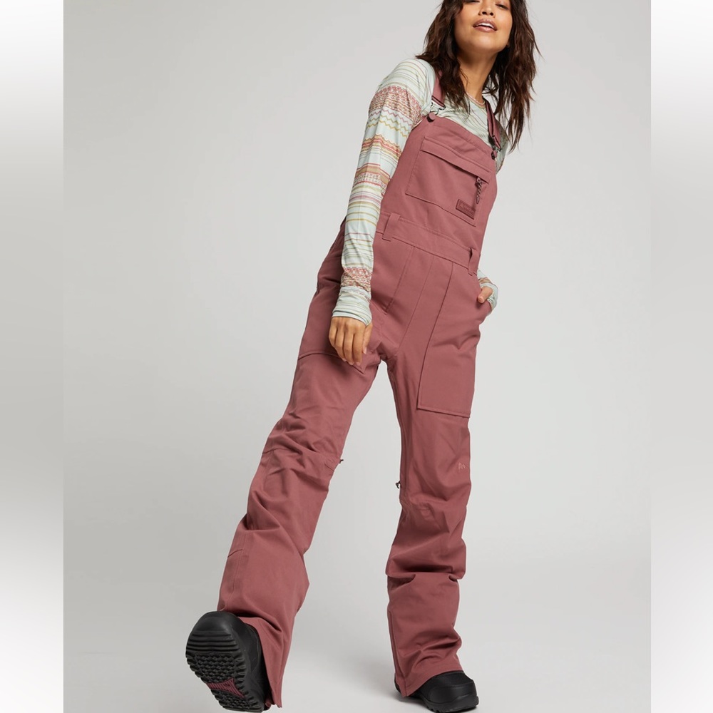 Burton Avalon Softshell Bib Pant Rose Brown Large